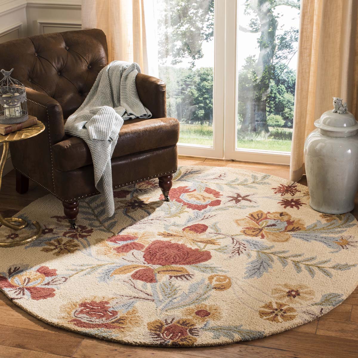 Safavieh Blossom 915 Rug, BLM915 - Beige / Multi