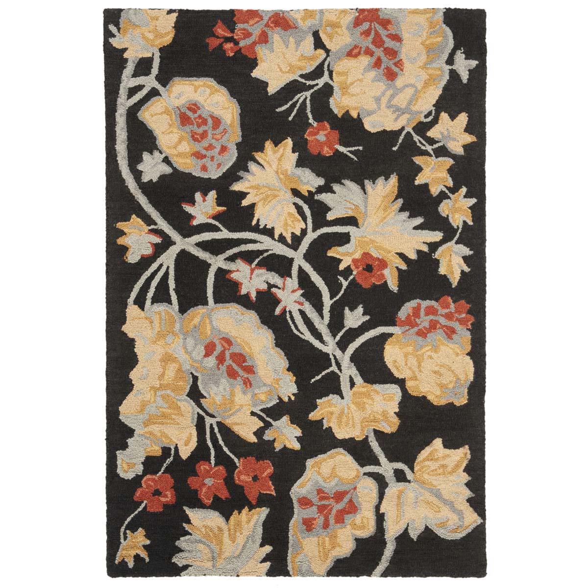 Safavieh Blossom 918 Rug, BLM918 - Black / Multi