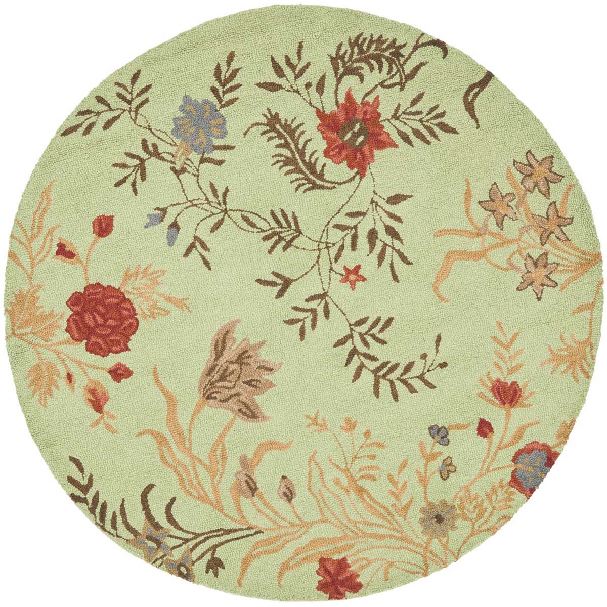 Safavieh Blossom 919 Rug, BLM919 - Light Green / Multi