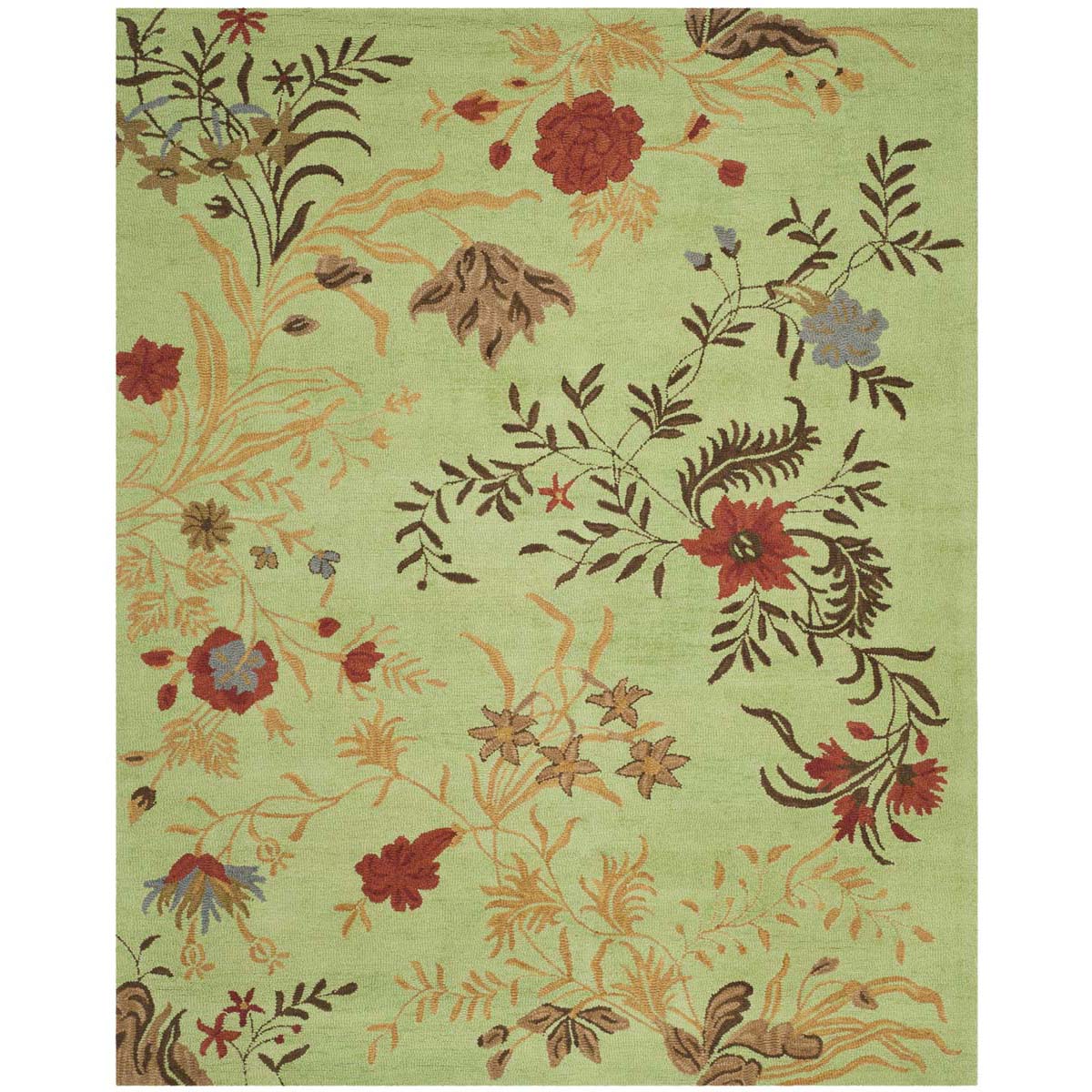 Safavieh Blossom 919 Rug, BLM919 - Light Green / Multi