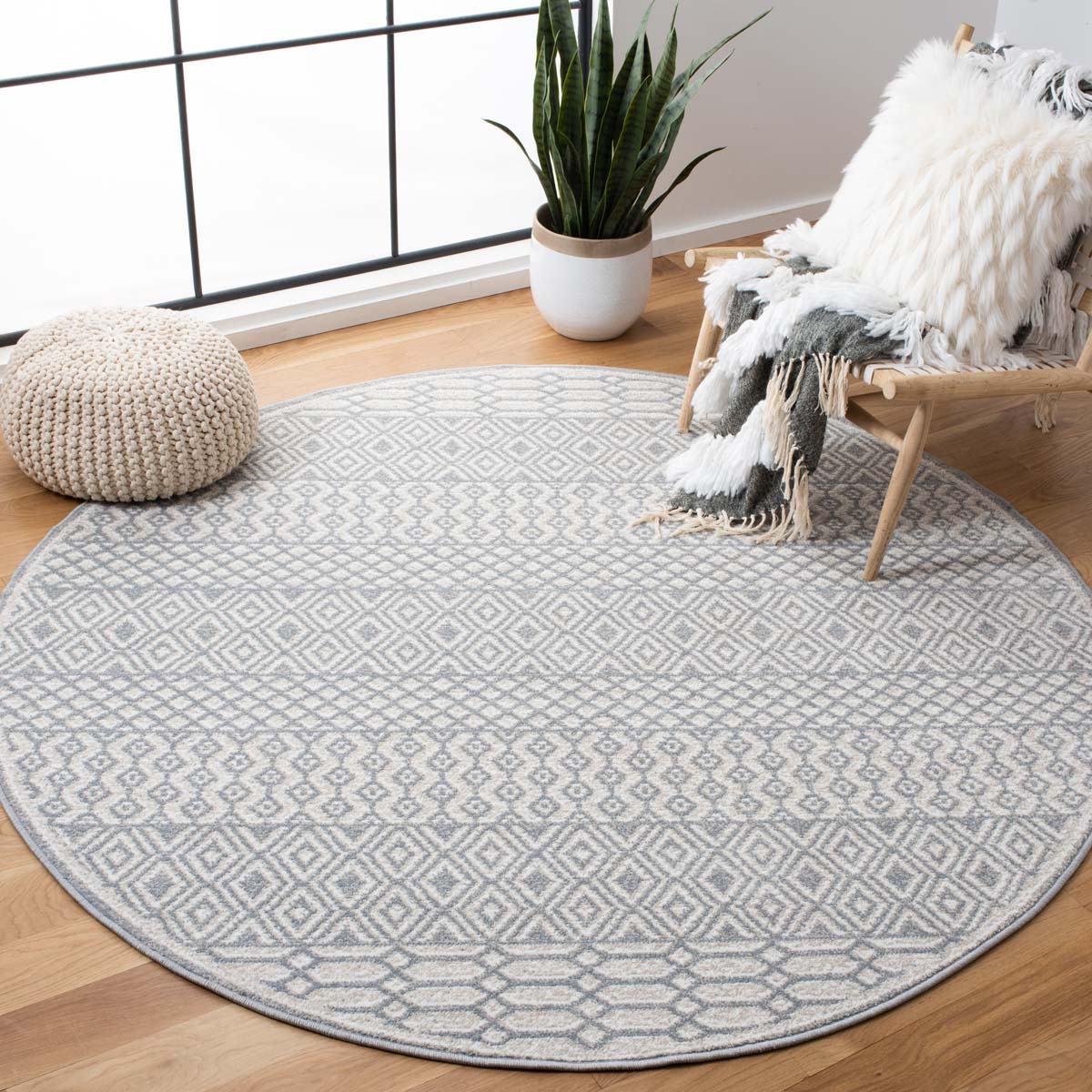 Safavieh Belmont 132 Rug, BMT132 - Ivory / Grey