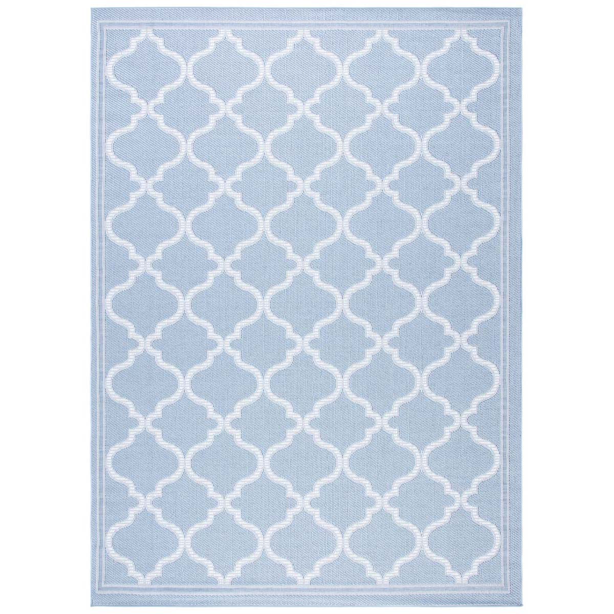 Safavieh Bermuda 810 Blue Rug, BMU810 - Light Blue / Ivory