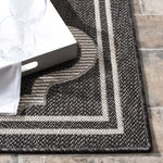 Safavieh Bermuda 810 Rug, BMU810 - Charcoal / Ivory