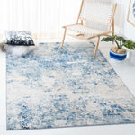 Safavieh Brentwood 822 Rug, Blue, BNT822 - Ivory / Navy