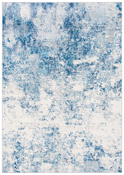 Safavieh Brentwood 822 Rug, Blue, BNT822 - Ivory / Navy