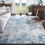 Safavieh Brentwood 822 Rug, Blue, BNT822 - Ivory / Navy