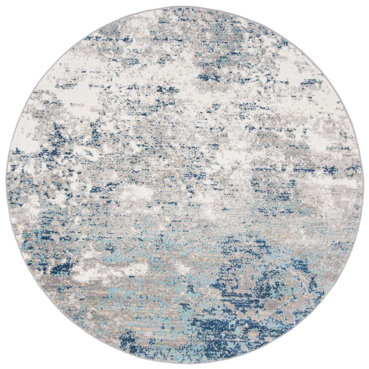 Safavieh Brentwood 822 Rug, Grey, BNT822 - Light Grey / Blue