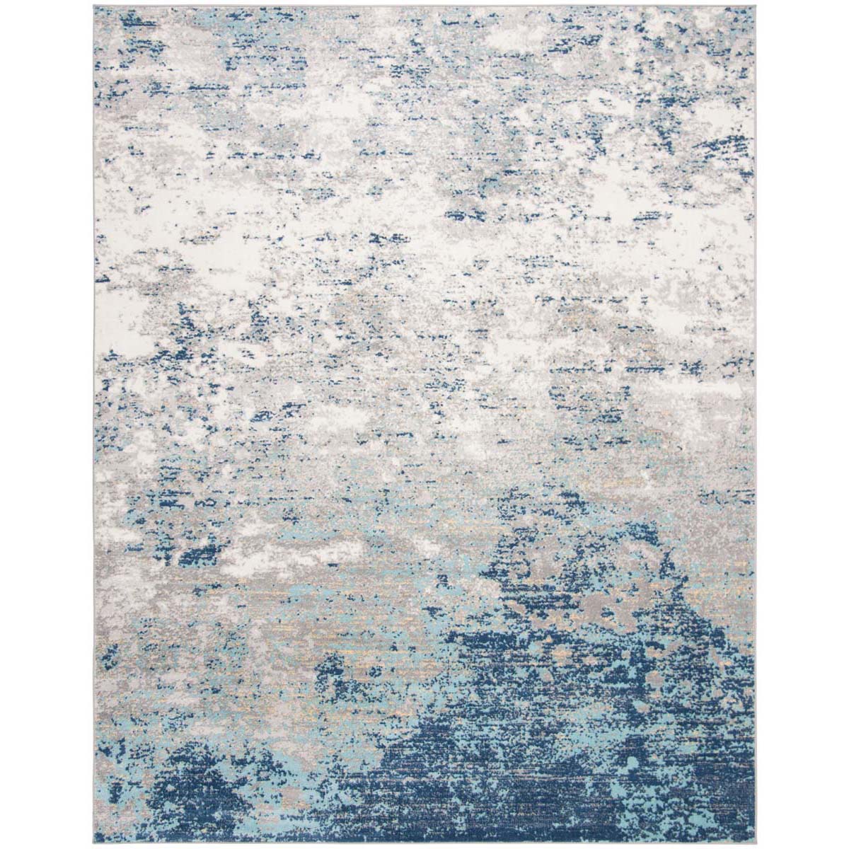 Safavieh Brentwood 822 Rug, Grey, BNT822 - Light Grey / Blue