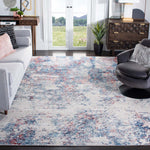 Safavieh Brentwood 822 Rug, Blue, BNT822 - Navy / Red