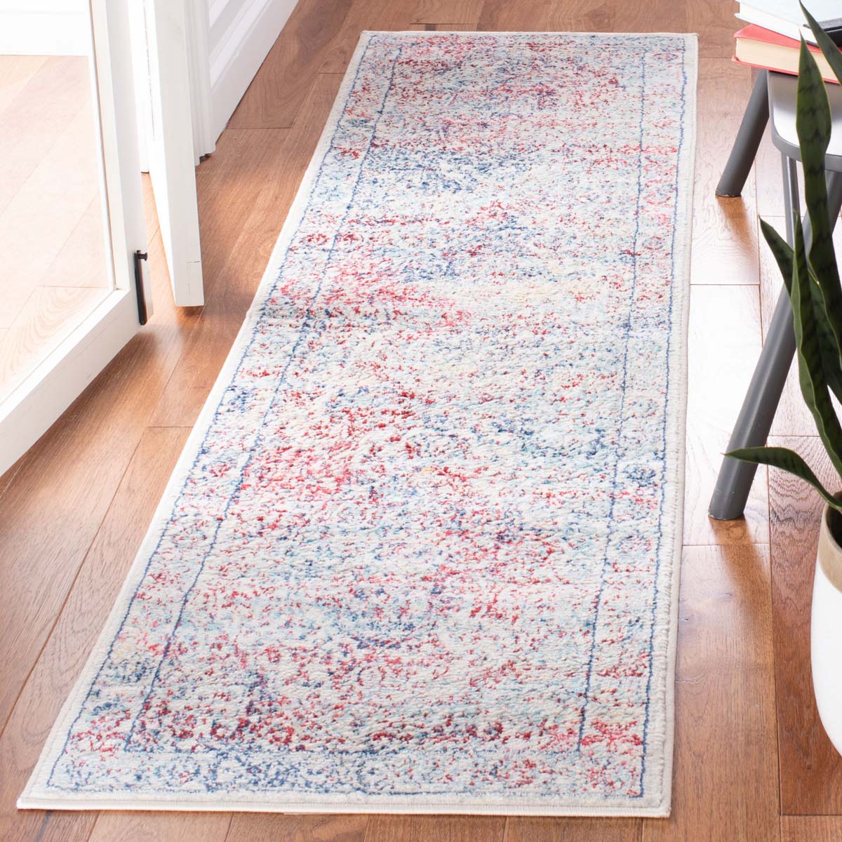 Safavieh Brentwood 832 Rug, Blue, BNT832 - Ivory / Blue