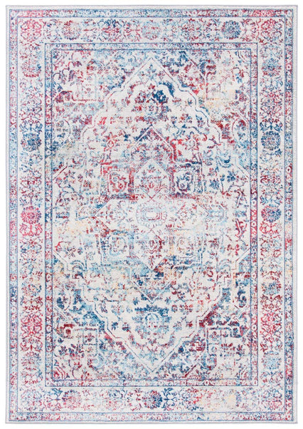 Safavieh Brentwood 832 Rug, Blue, BNT832 - Ivory / Blue