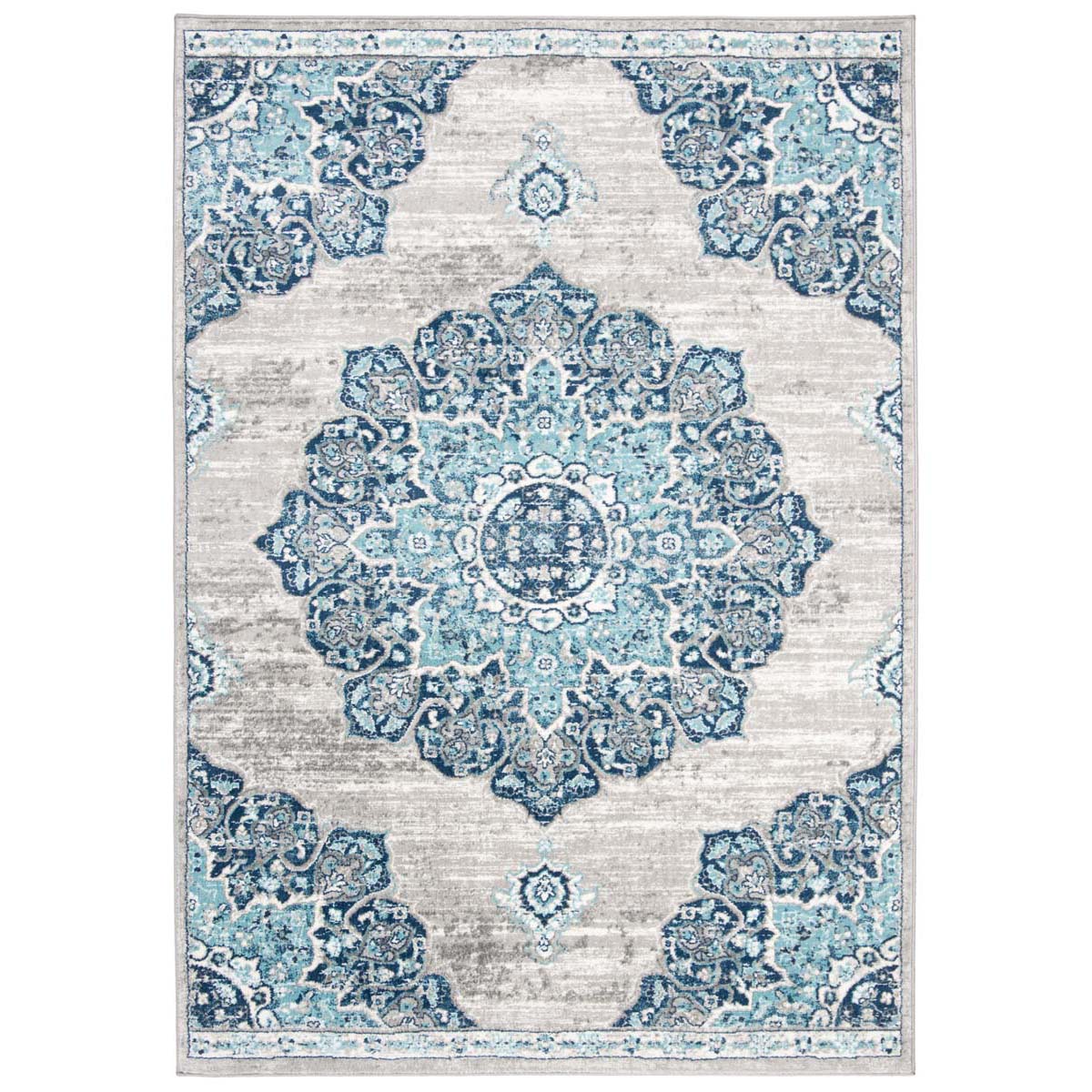 Safavieh Brentwood 849 Rug, BNT849 - NAVY / LIGHT GREY