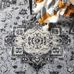 Safavieh Brentwood 851 Rug, Grey, BNT851 - Grey / Black