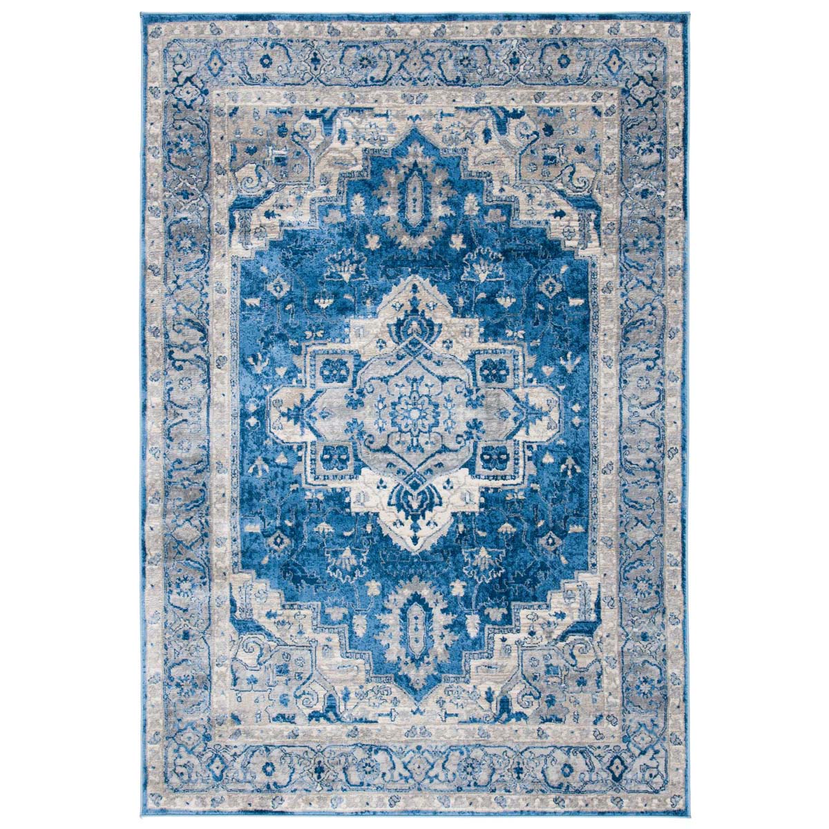 Safavieh Brentwood 851 Rug, Grey, BNT851 - Blue / Grey