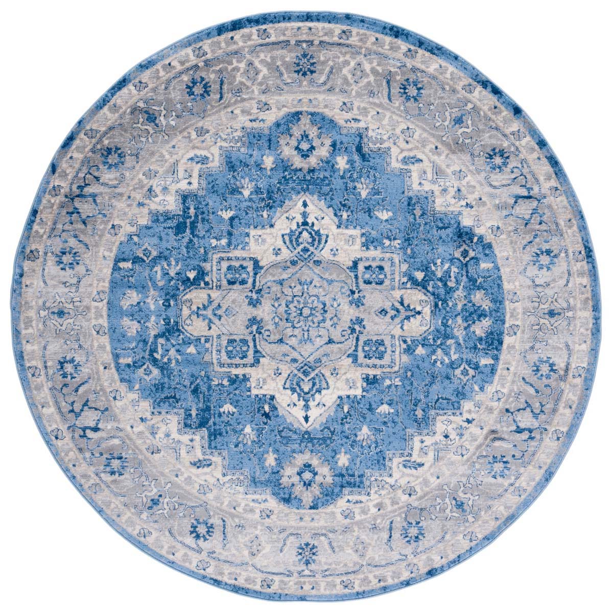 Safavieh Brentwood 851 Rug, Grey, BNT851 - Blue / Grey