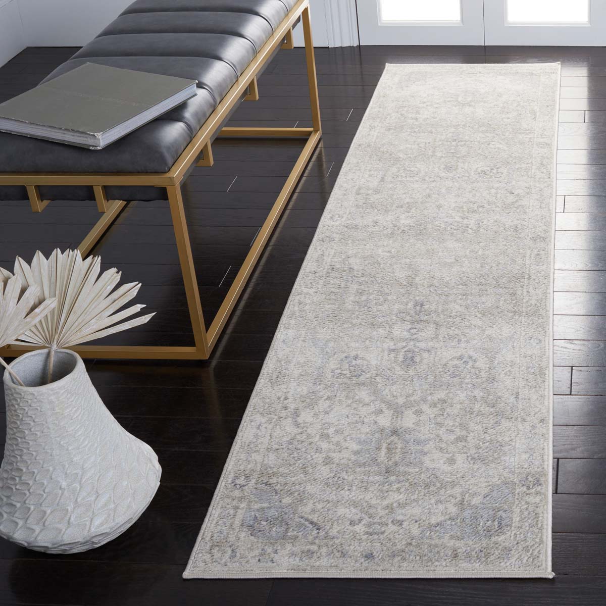 Safavieh Brentwood 852 Rug, Grey, BNT852 - Ivory / Grey