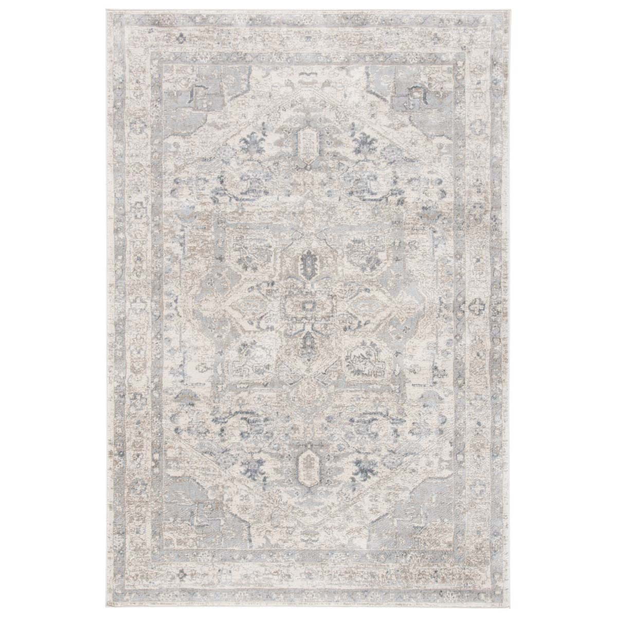 Safavieh Brentwood 852 Rug, Grey, BNT852 - Ivory / Grey