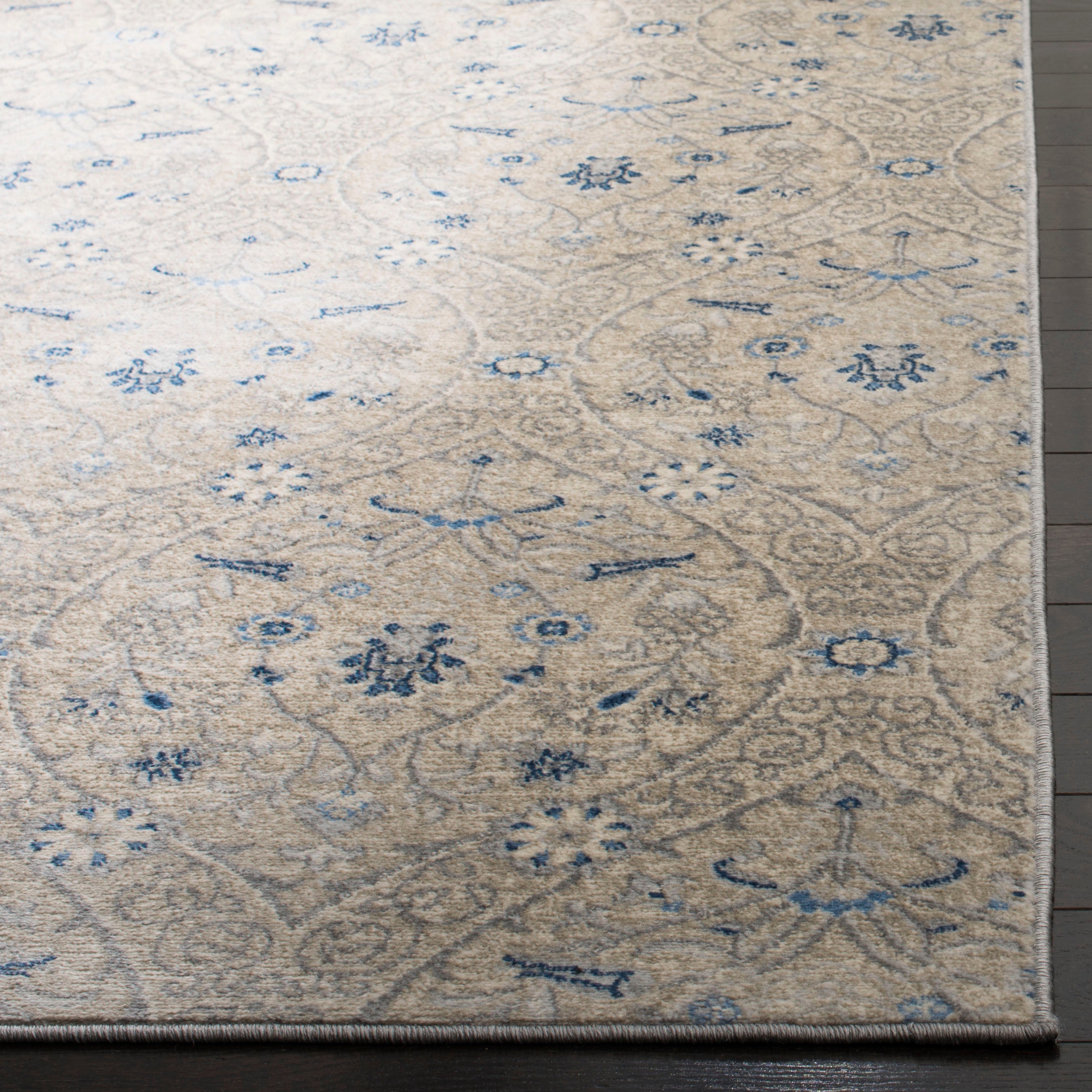 Safavieh Brentwood 860 Rug, BNT860 - LIGHT GREY / BLUE