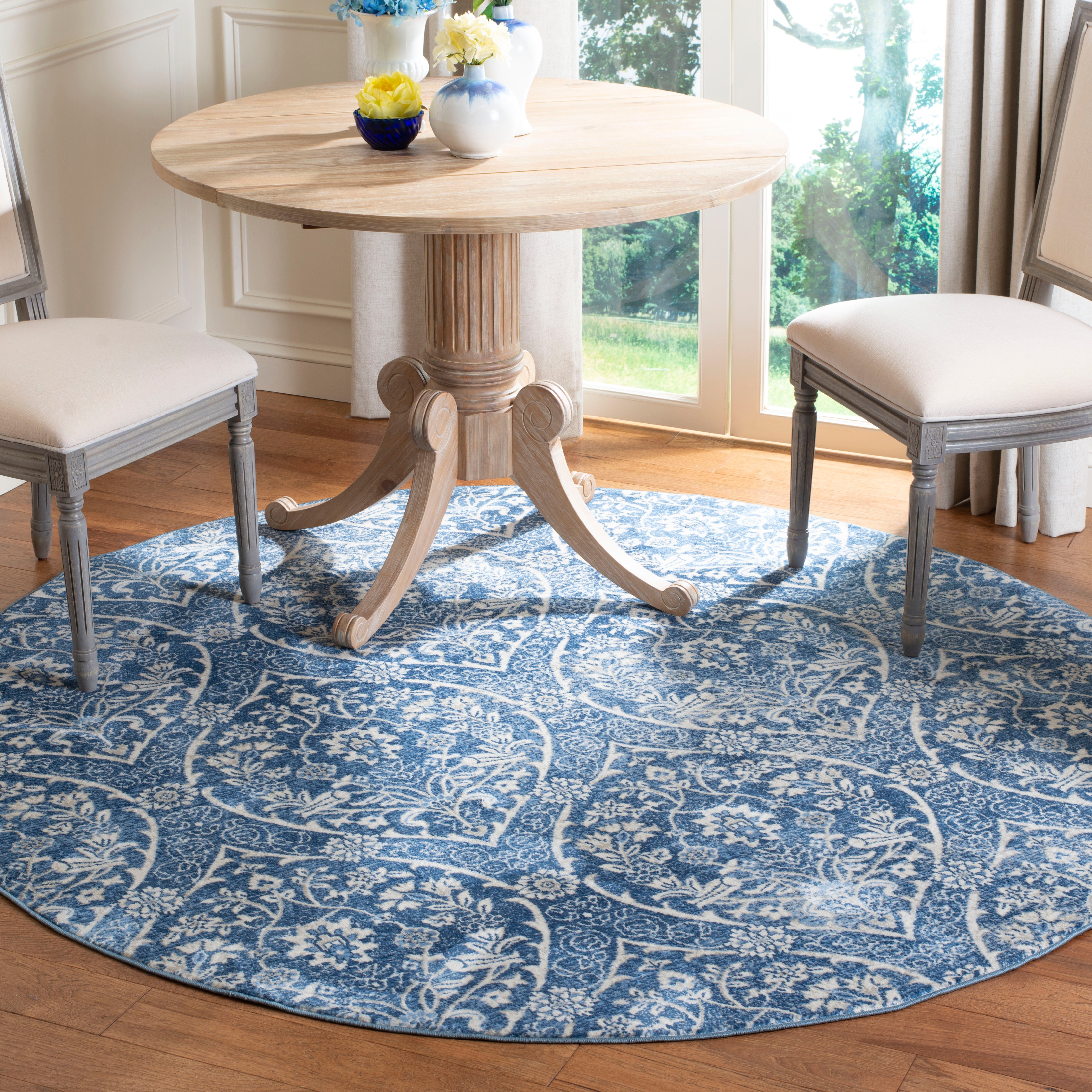 Safavieh Brentwood 860 Rug, BNT860 - NAVY / LIGHT GREY