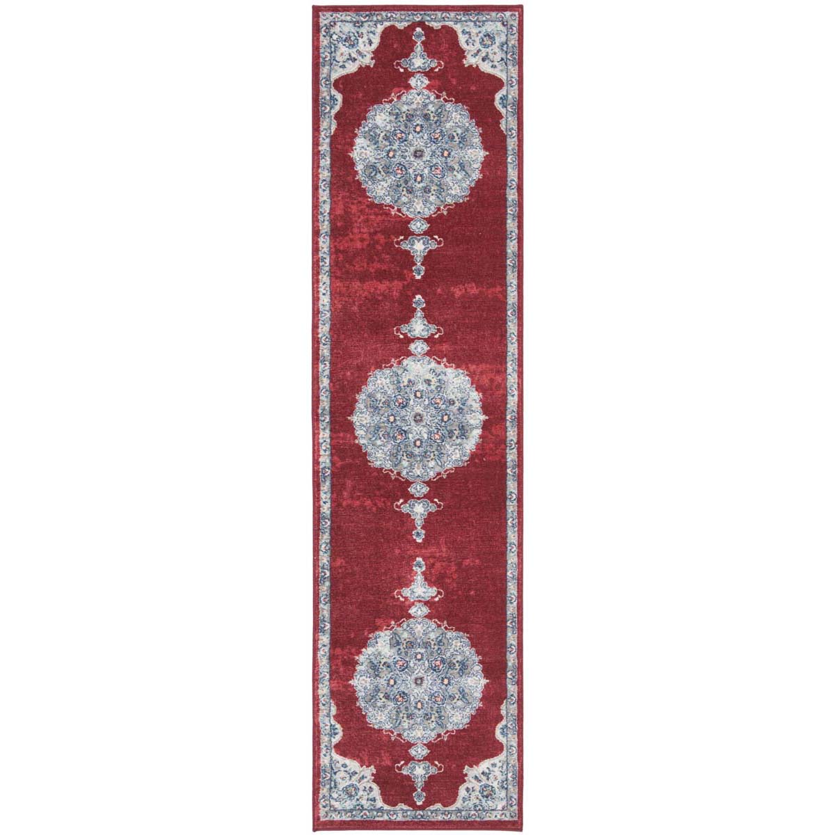 Safavieh Brentwood 867 Rug, Red, BNT867 - Red / Ivory