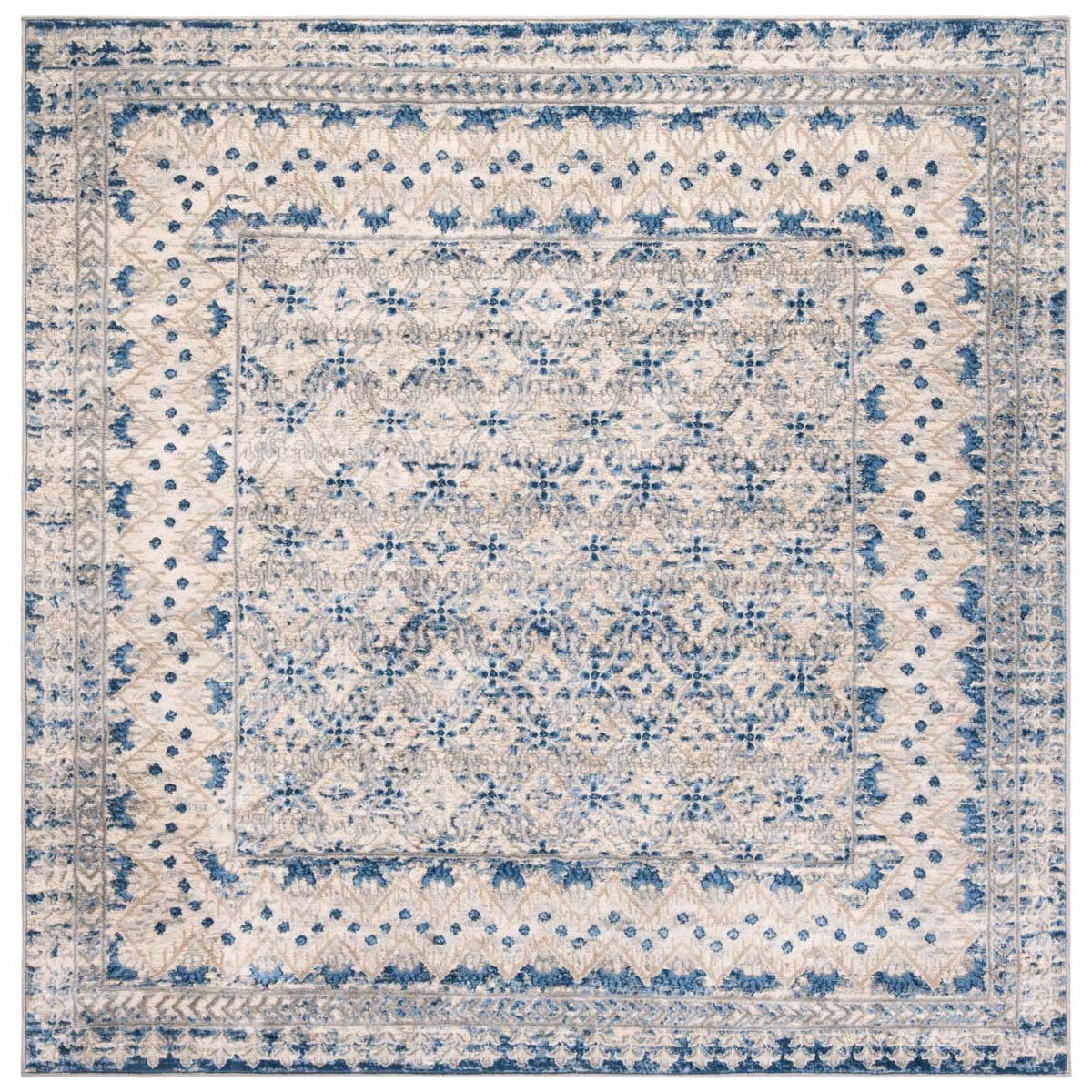 Safavieh Brentwood 899 Rug, Blue, BNT899 - Light Grey / Blue