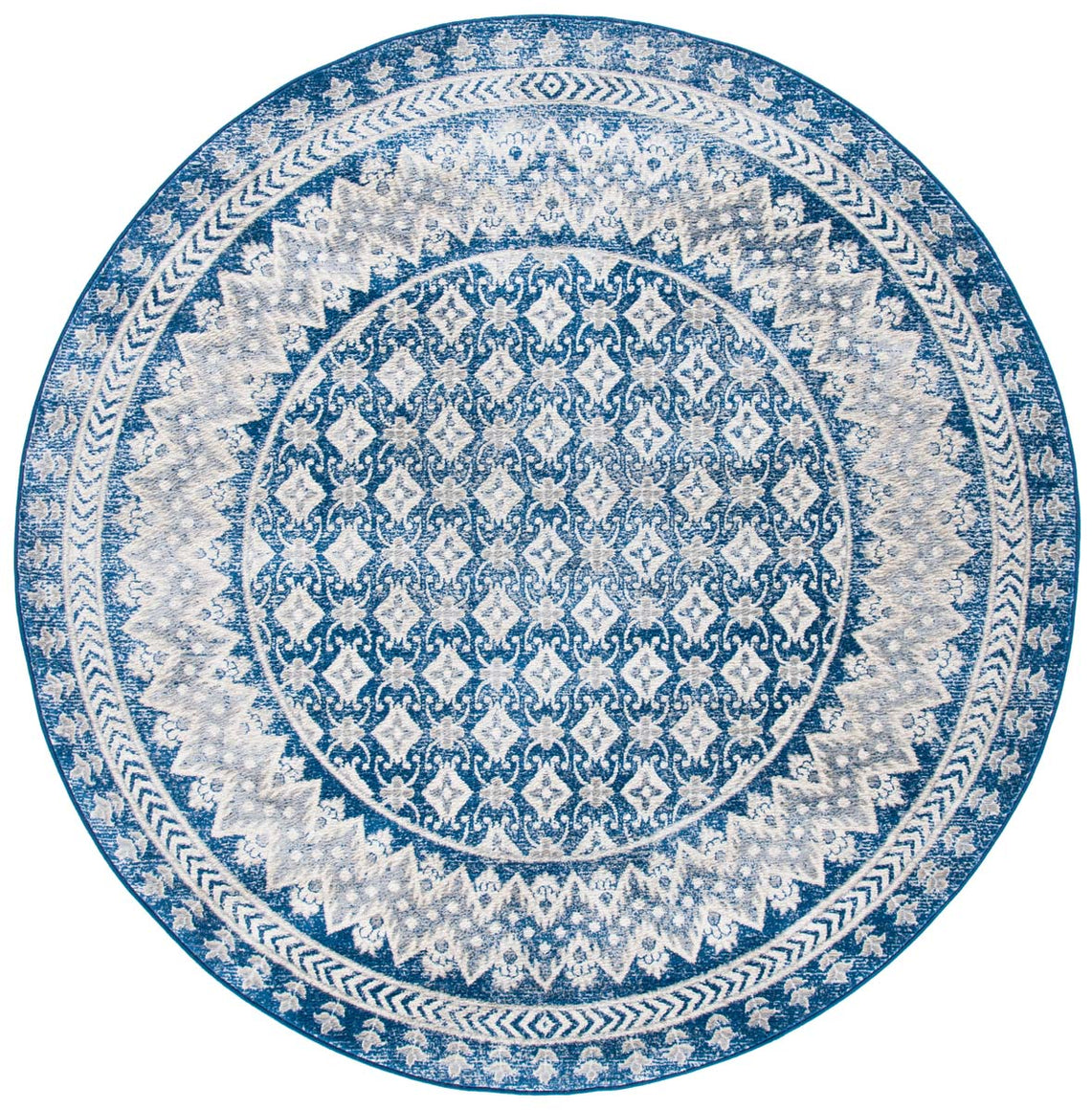 Safavieh Brentwood 899 Rug, Blue, BNT899 - Navy / Beige