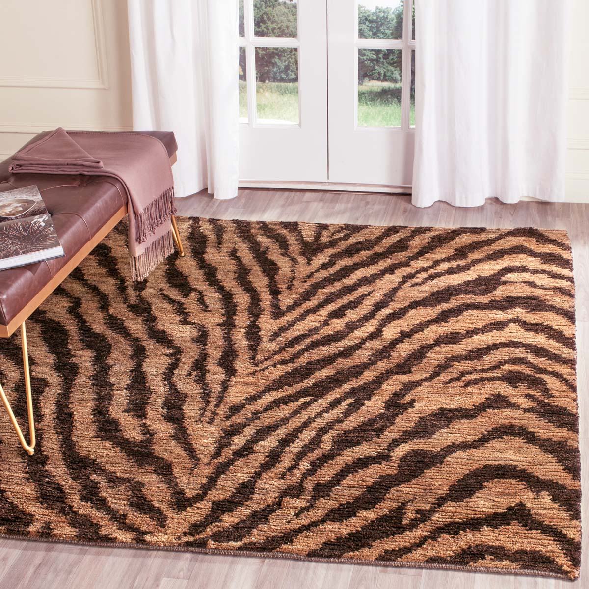 Safavieh Bohemian 224 Rug, BOH224 - Natural / Black