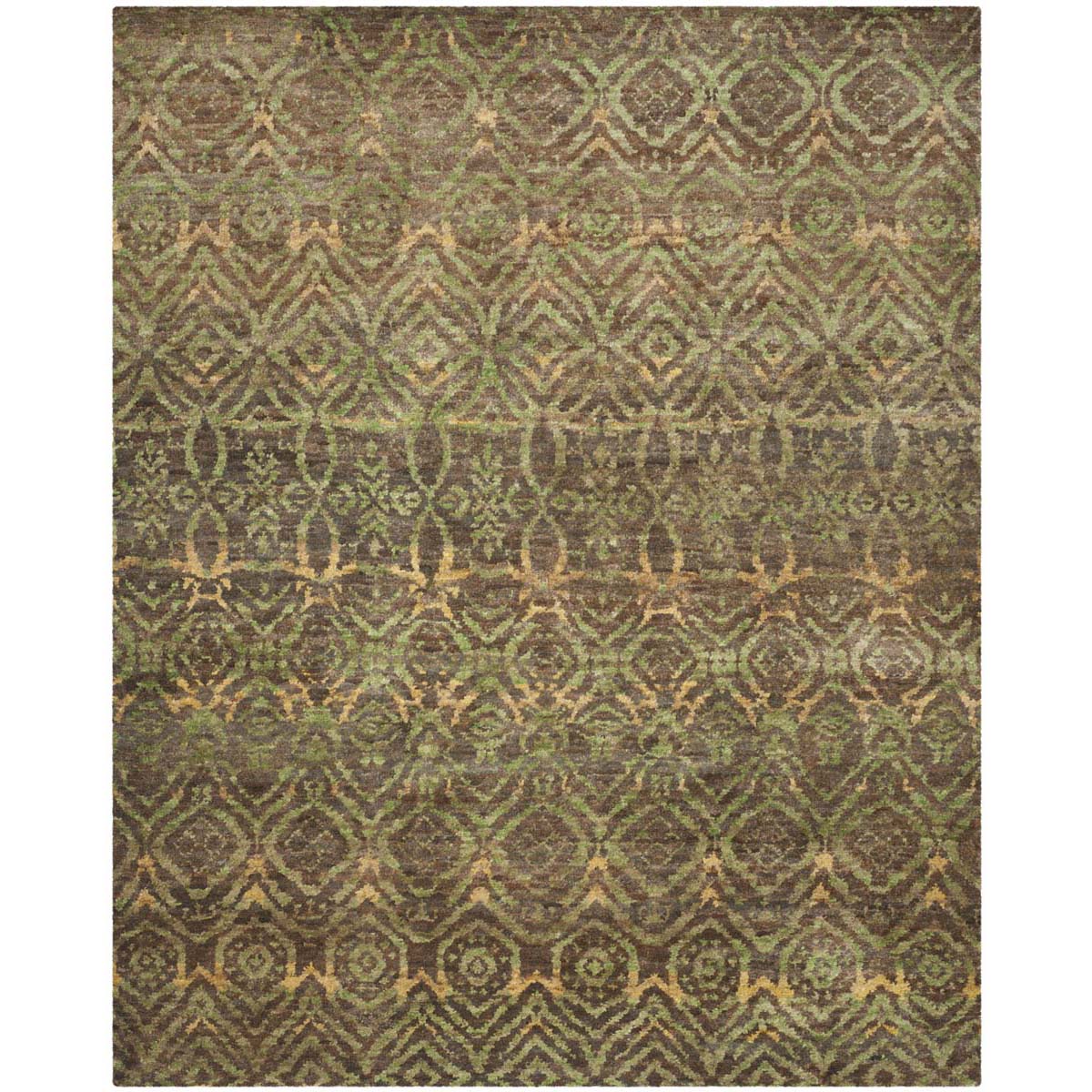 Safavieh Bohemian 623 Rug, BOH623 - Green / Brown