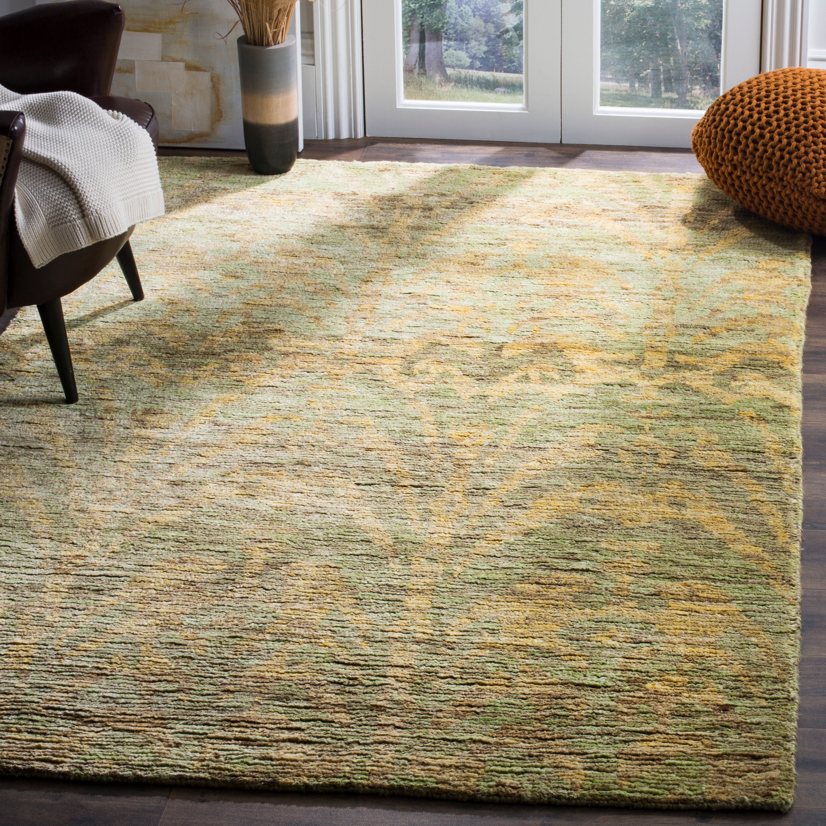 Safavieh Bohemian 631 Rug, BOH631 - Green / Gold