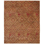 Safavieh Bohemian 666 Rug, BOH666 - Natural / Red