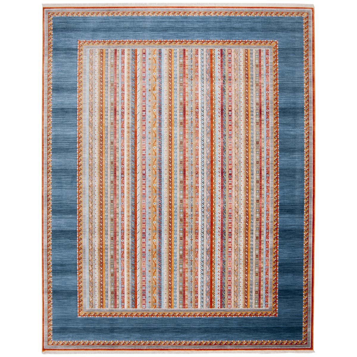 Safavieh Bokhara 136 Rug, BOK136 - Blue / Orange