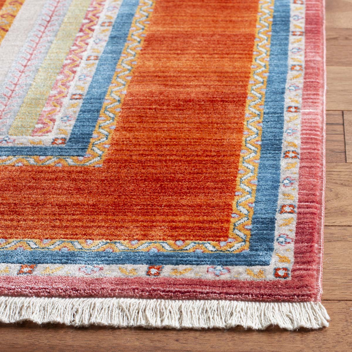 Safavieh Bokhara 138 Rug, BOK138 - Orange / Blue