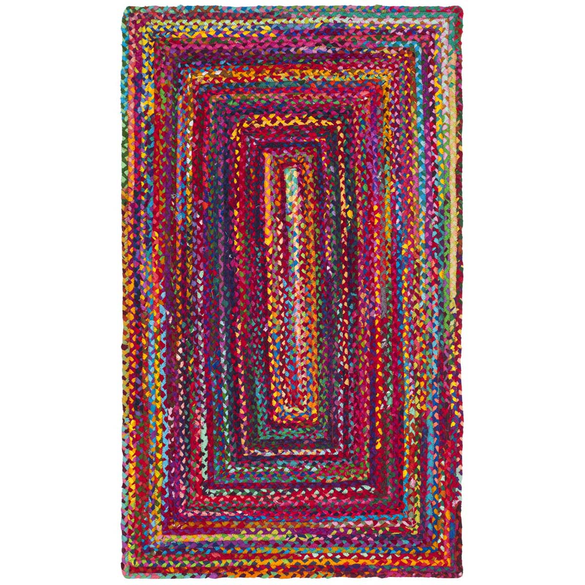 Safavieh Braided 210 Rug, BRD210 - Red / Multi