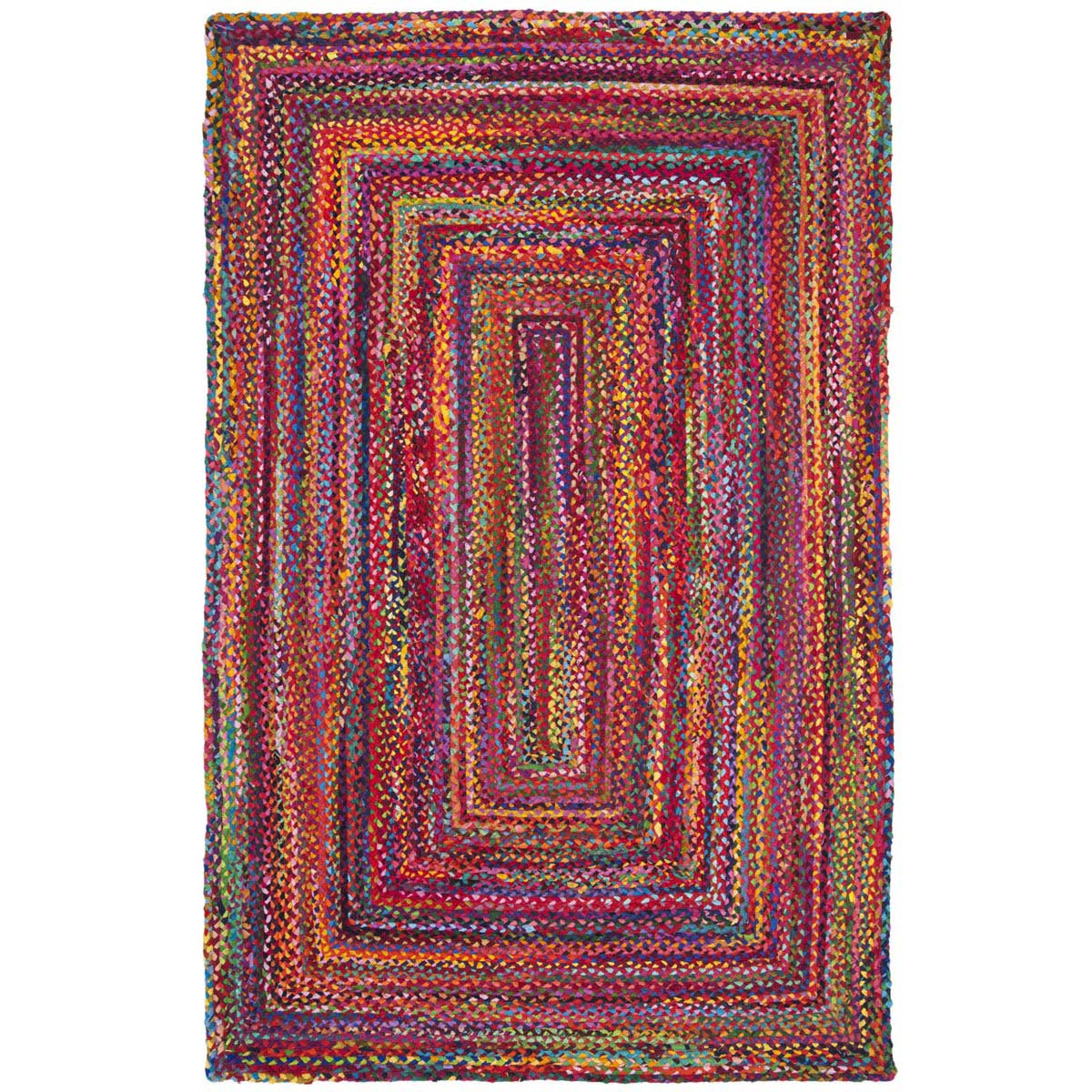 Safavieh Braided 210 Rug, BRD210 - Red / Multi