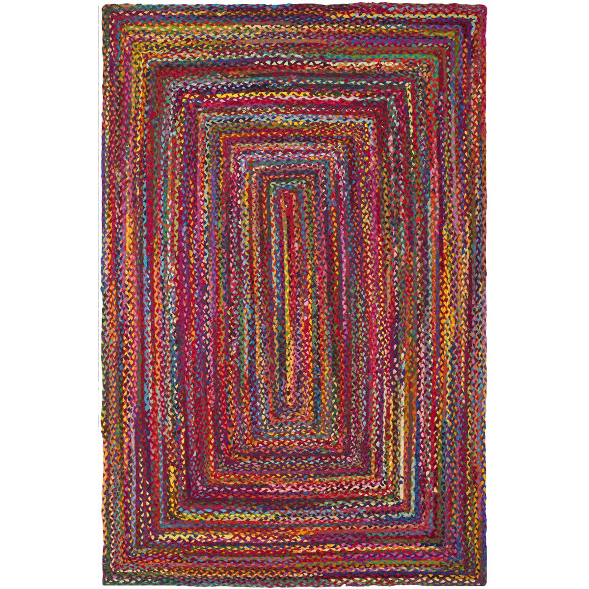 Safavieh Braided 210 Rug, BRD210 - Red / Multi