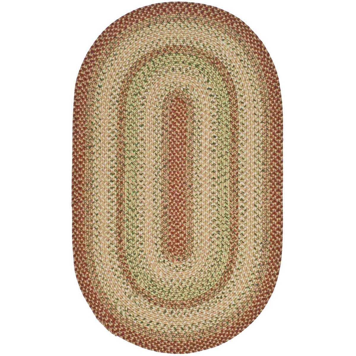 Safavieh Braided 303 Rug, BRD303 - Rust / Multi