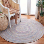 Safavieh Braided 851 Rug, BRD851 - Yellow / Grey