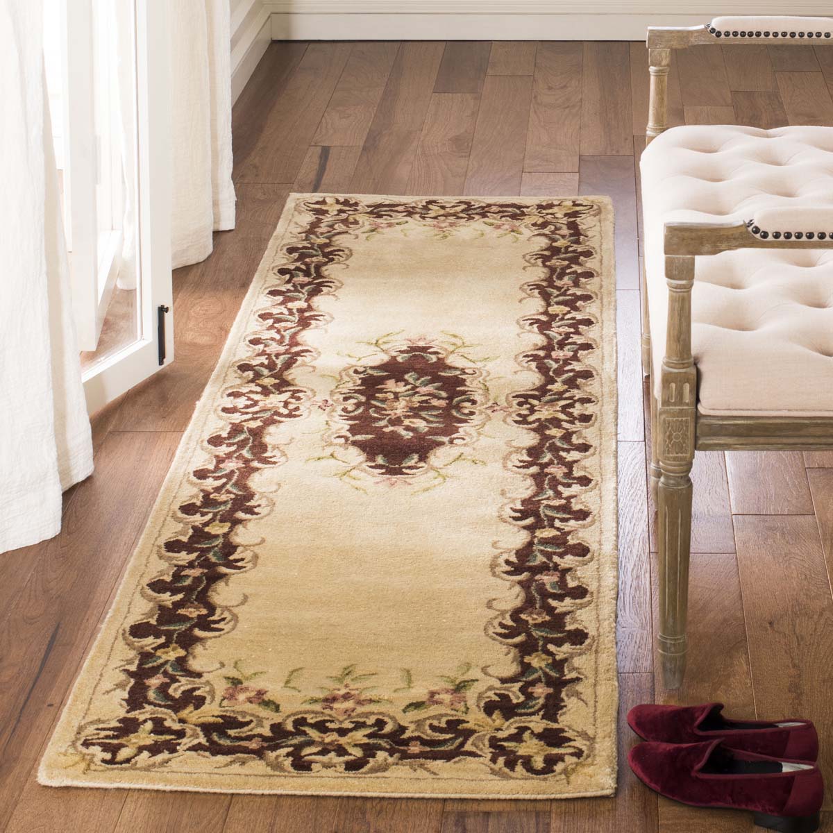 Safavieh Bergama 166 Rug, BRG166 - Ivory / Rust