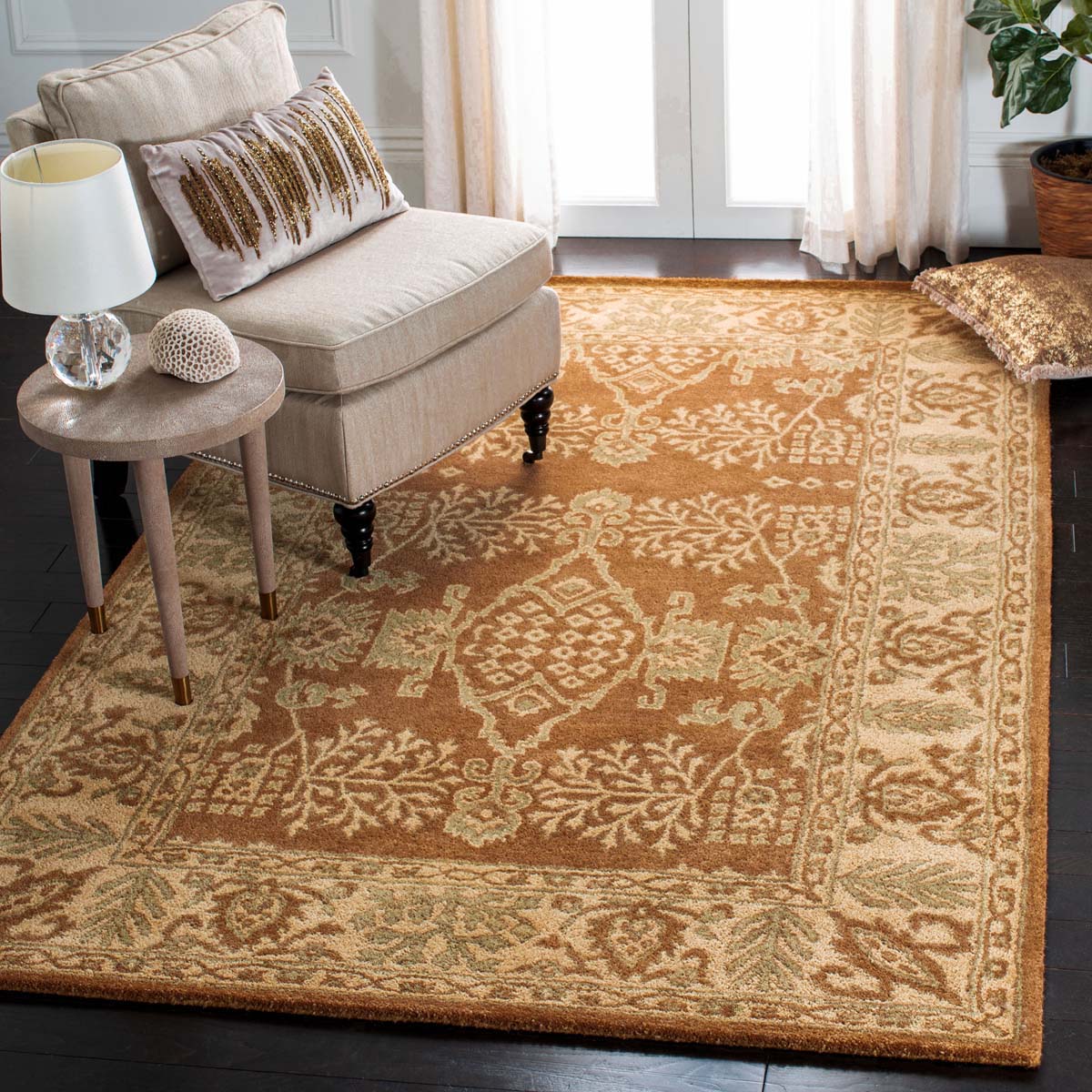 Safavieh Bergama 190 Rug, BRG190 - Light Brown / Beige