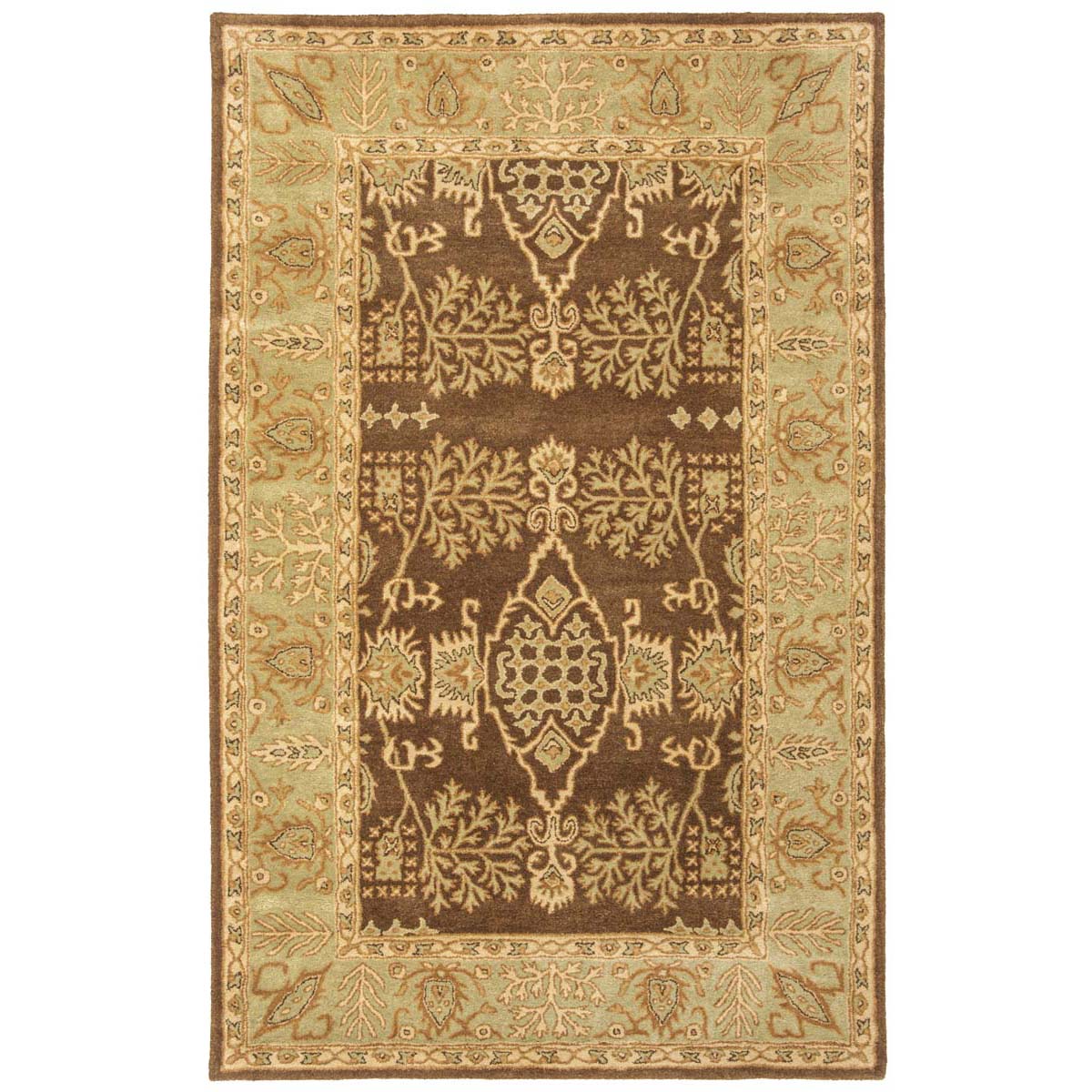 Safavieh Bergama 190 Rug, BRG190 - Brown / Green