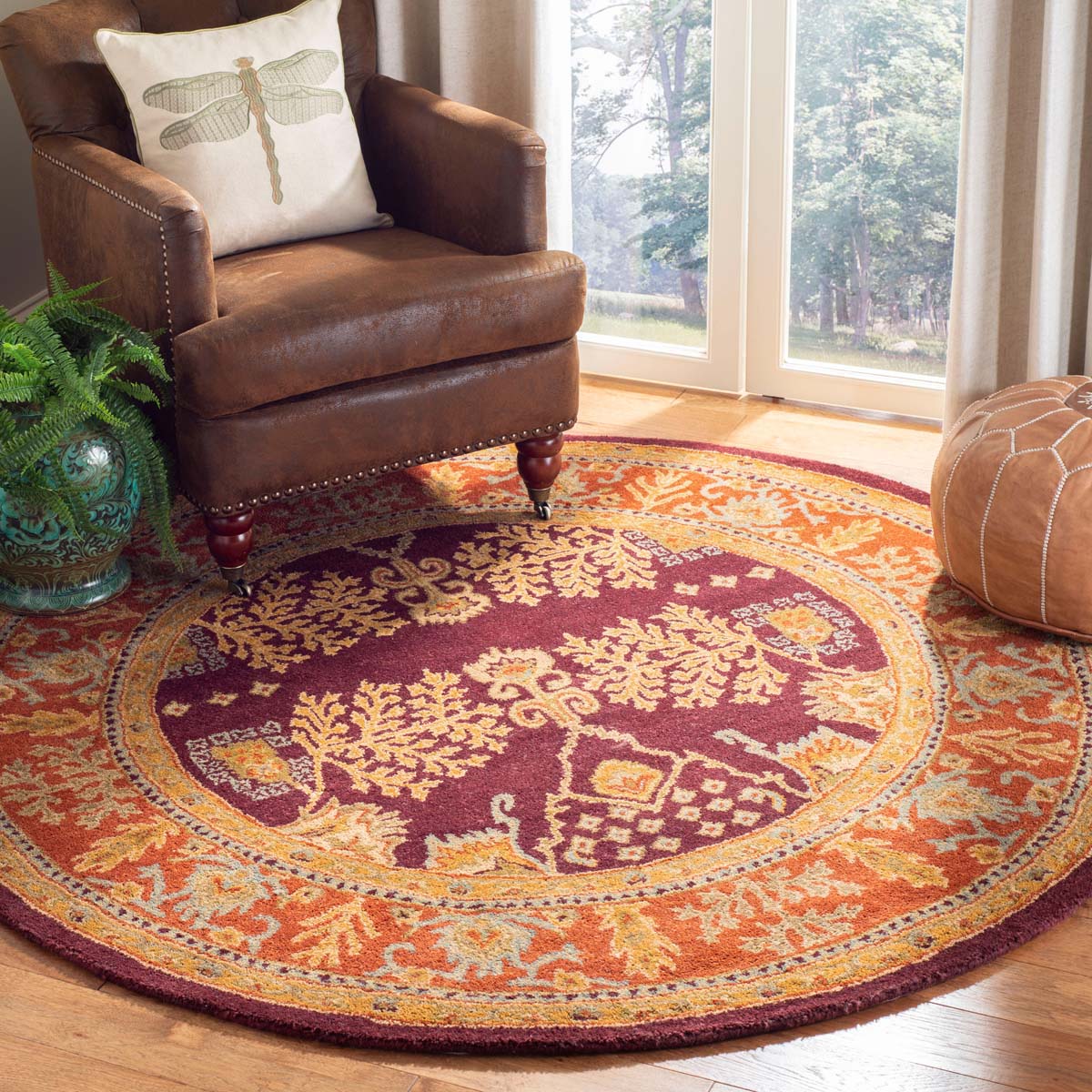 Safavieh Bergama 190 Rug, BRG190 - Red / Rust