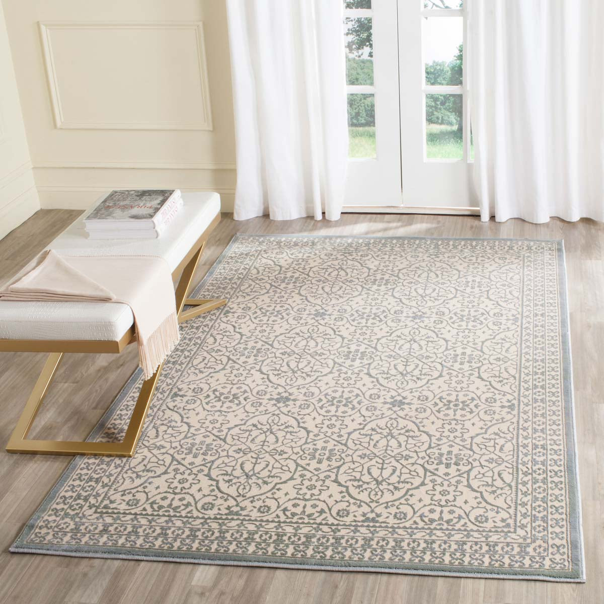 Safavieh Brilliance 508 Rug, BRL508 - Cream / Sage