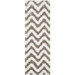 Safavieh Barcelona Shag 320 Rug, BSG320 - Ivory / Silver