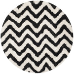 Safavieh Barcelona Shag 320 Rug, BSG320 - Ivory / Black