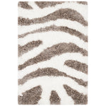 Safavieh Barcelona Shag 321 Rug, BSG321 - Ivory / Silver