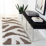 Safavieh Barcelona Shag 321 Rug, BSG321 - Ivory / Silver