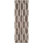 Safavieh Barcelona Shag 322 Rug, BSG322 - Silver / Ivory