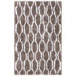 Safavieh Barcelona Shag 322 Rug, BSG322 - Silver / Ivory