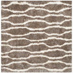 Safavieh Barcelona Shag 322 Rug, BSG322 - Silver / Ivory