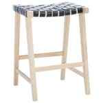 Safavieh Abreu Rectangle Counter Stool , BST1013 - Black / Light Natural